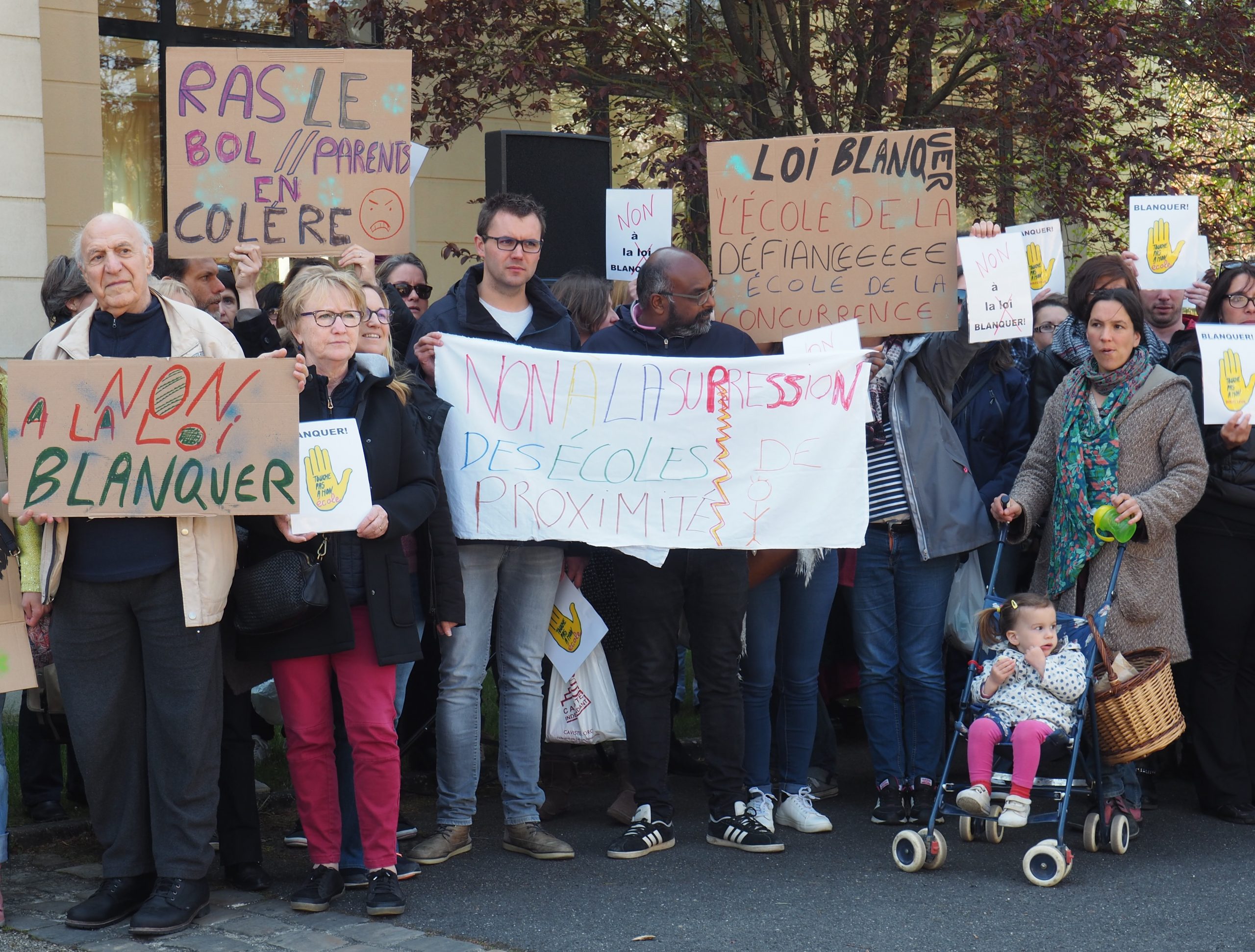 manifestation contre loi blanquer etampes