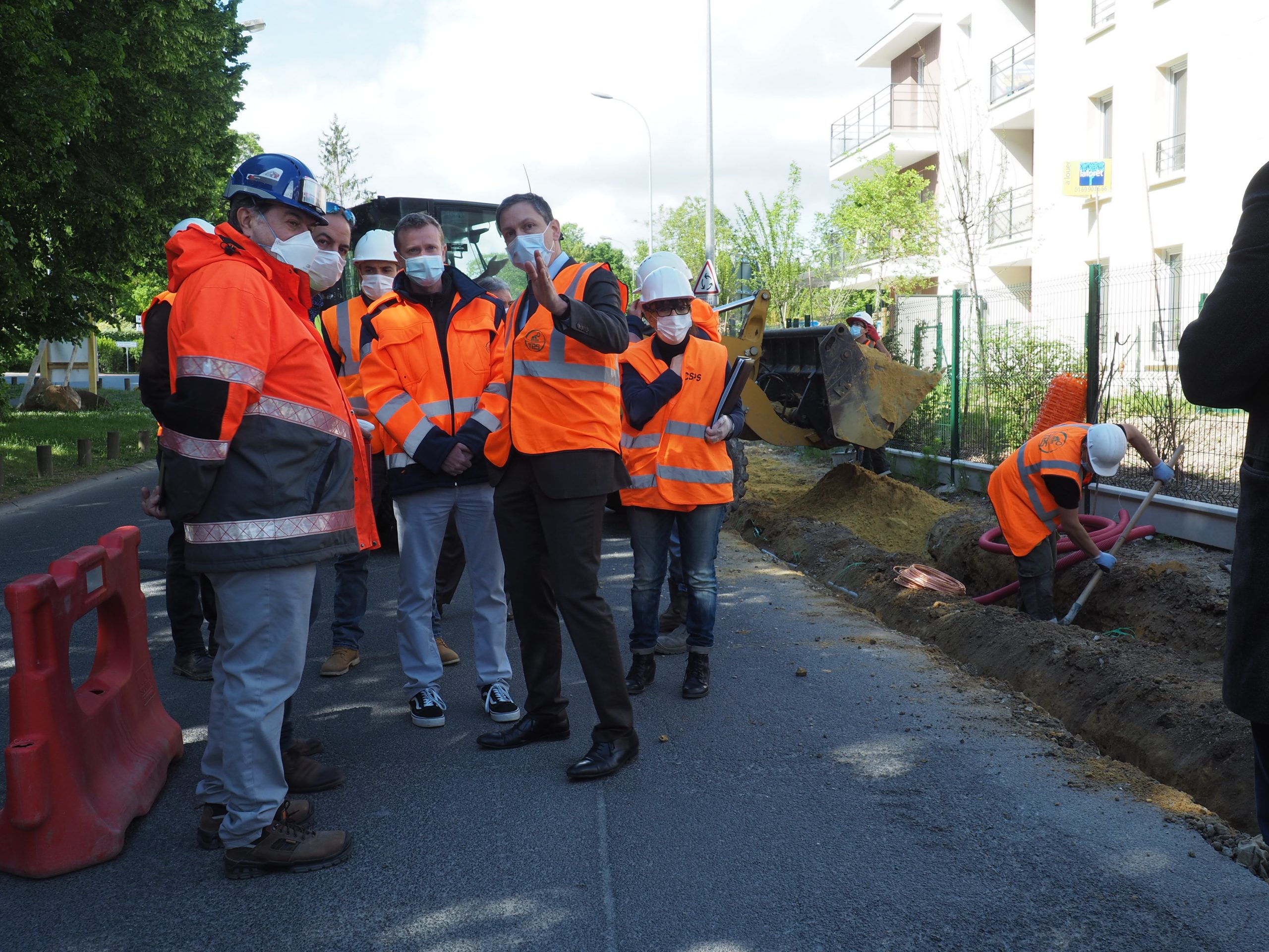 travaux chantier avenue Darblay Mennecy Benoît Kaplan