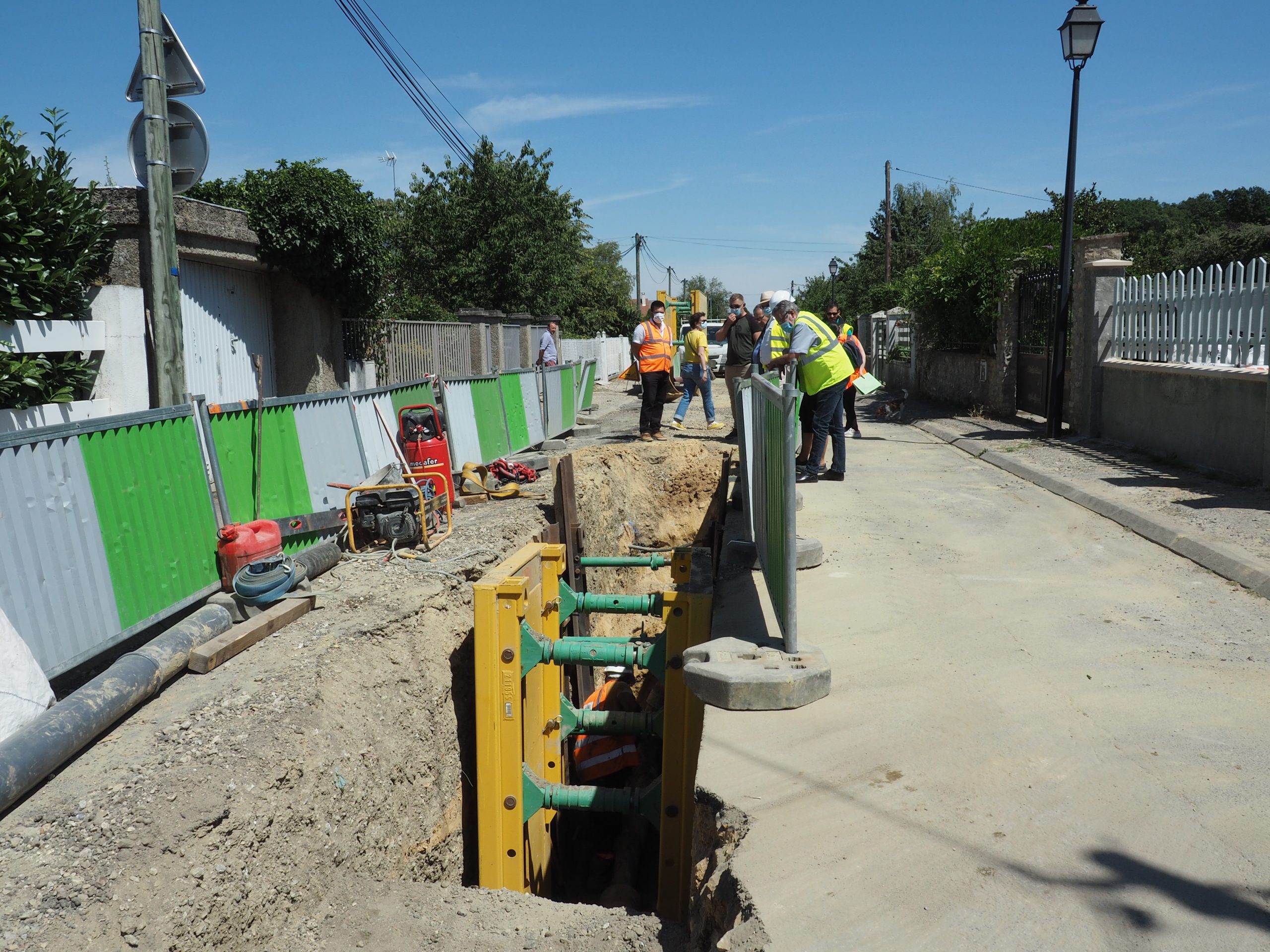 travaux chantier siarce rue des cagettes janville-sur-juine