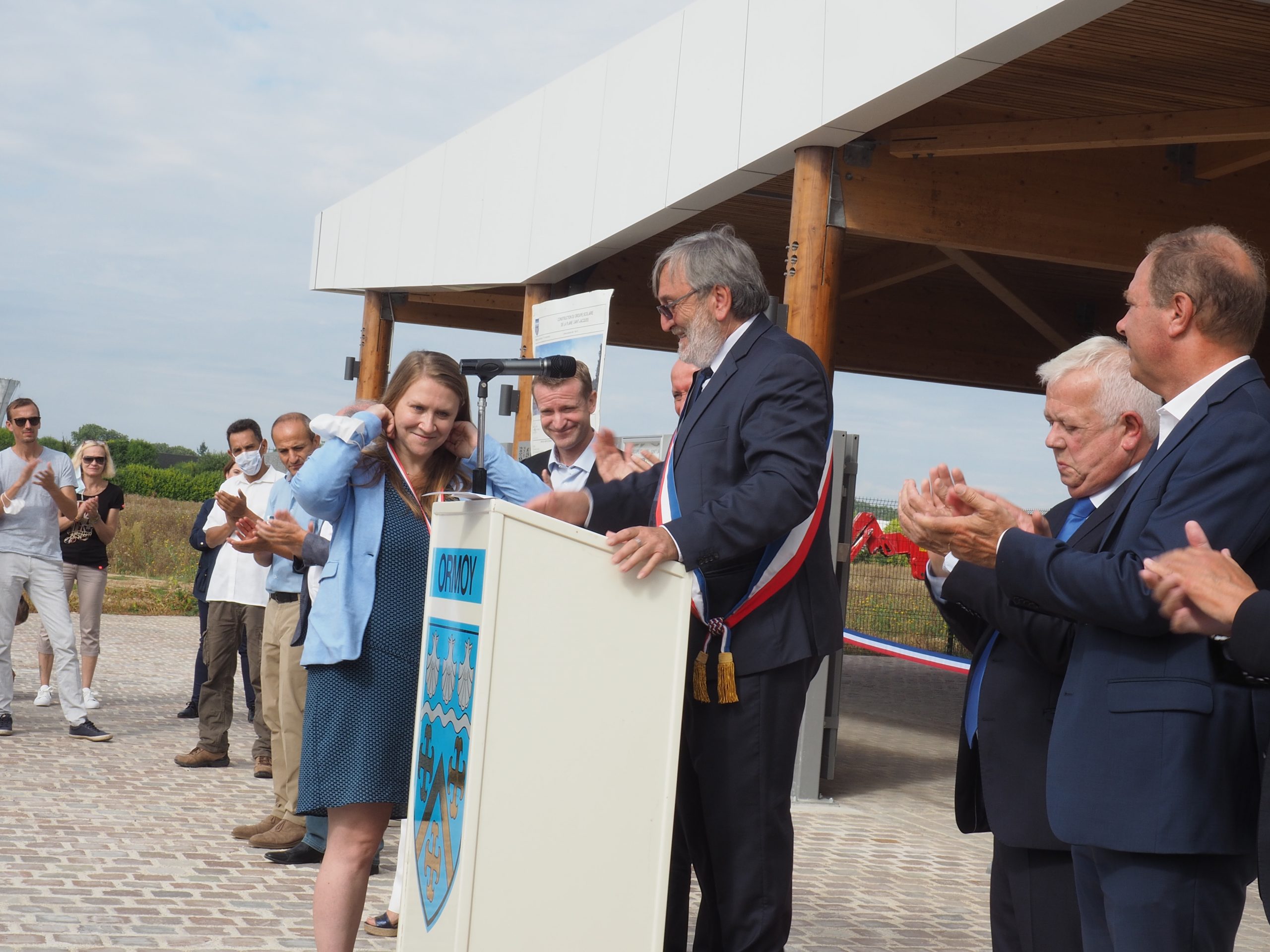 ecole ormoy construction 2021 inauguration