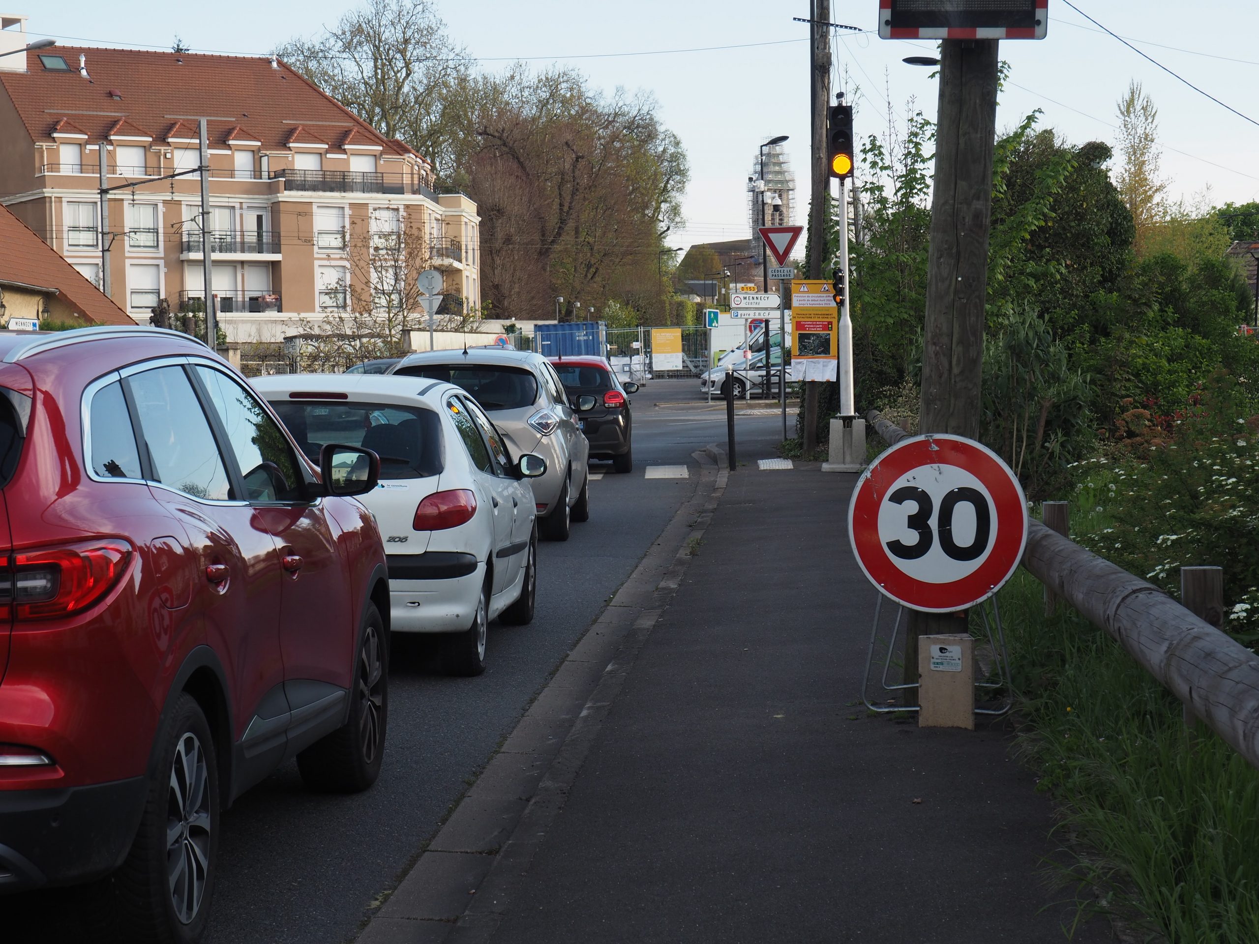 chantier, Mennecy, gaz, gare, perturbation, trafic routier