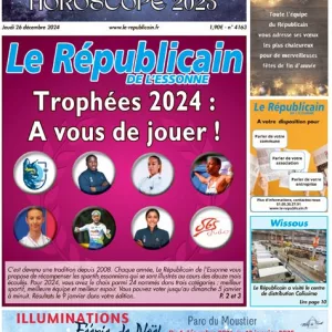 Edition du Jeudi 26 Décembre 2024